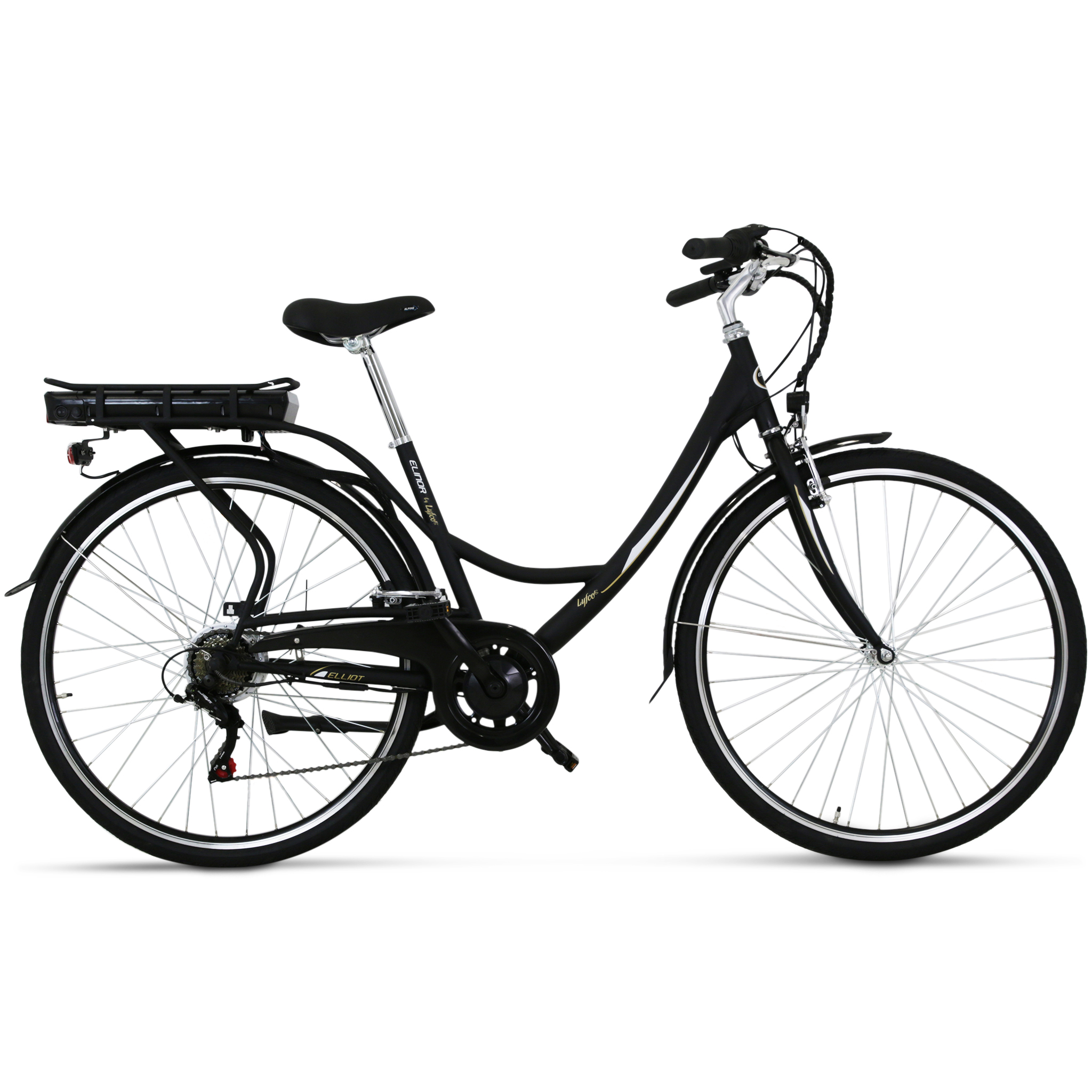 Dame elcykel 28\" | 7 gear | 250W - 10,4Ah | Lyfco Elinor