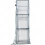 Plast drivhus 0,7m | Stlramme med PVC-belgning