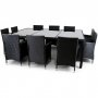 Stor spisegruppe udendrsmbler 220x160cm | 10 stole | Lyfco Sr