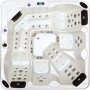 Spabad Karma WiFi - 5 personer | LED-dyser | Lyfco