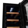 Vinkler 18 flasker | Ekstra lydls | LED belysning | 25 cm smal