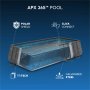 Bestway pool over jorden 7,3x3,7m - 132cm dybde | Power Steel (56474)