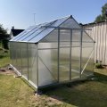 Kundebillede Drivhus 8,9m² | Ekstra høj dyrkningshøjde | 6 mm kanalplast