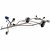 Bdtrailer med spil | Max belastning 600 kg | 433x168 cm