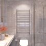 Elektrisk hndkldetrrer 63x116x13,5cm | Rustfrit stl | OH-017