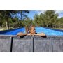 Bestway pool over jorden 7,3x3,7m - 132cm dybde | Power Steel (56474)