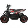 Elektrisk quad bike / Mini-ATV til brn 500W | 36V 12Ah batteri - Sort/rd