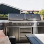 Dobbelt gasgrill med varmluftfunktion | Denver Blackline