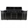 Dobbelt gasgrill med varmluftfunktion | Denver Blackline