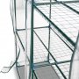 Plast drivhus 0,7m | Stlramme med PVC-belgning